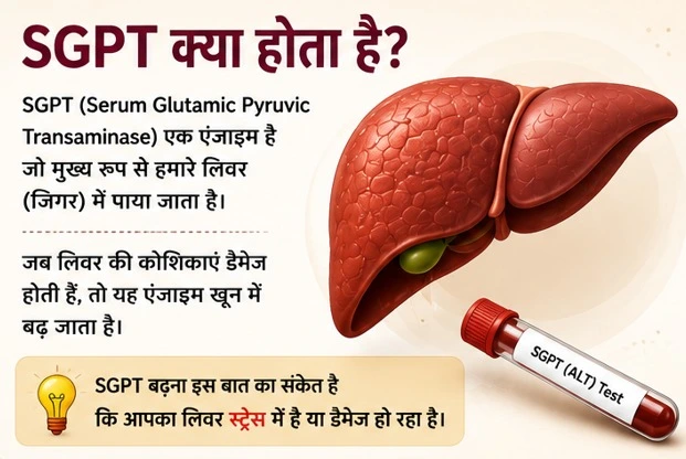 SGPT क्या होता है? बढ़ने पर शरीर में क्या नुकसान होता है?